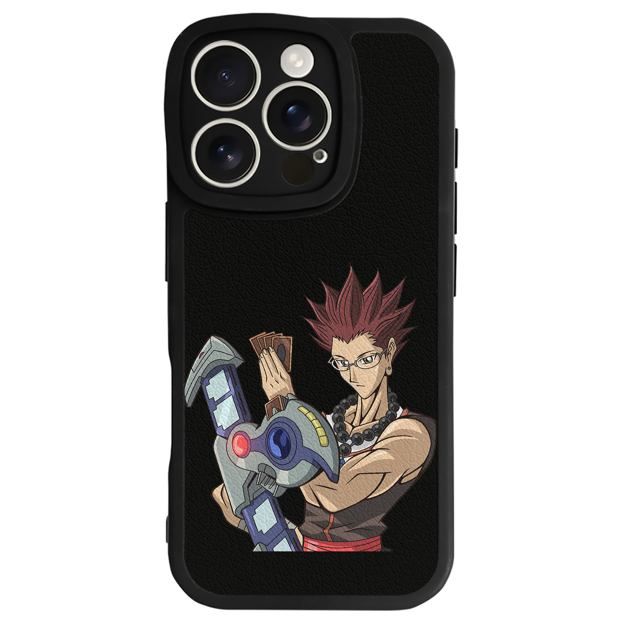 遊☆戯☆王 Yu-Gi-Oh! 【iPhone 16シリーズ対応】シリコンスマホケース（レザー調） 材質：シリコン